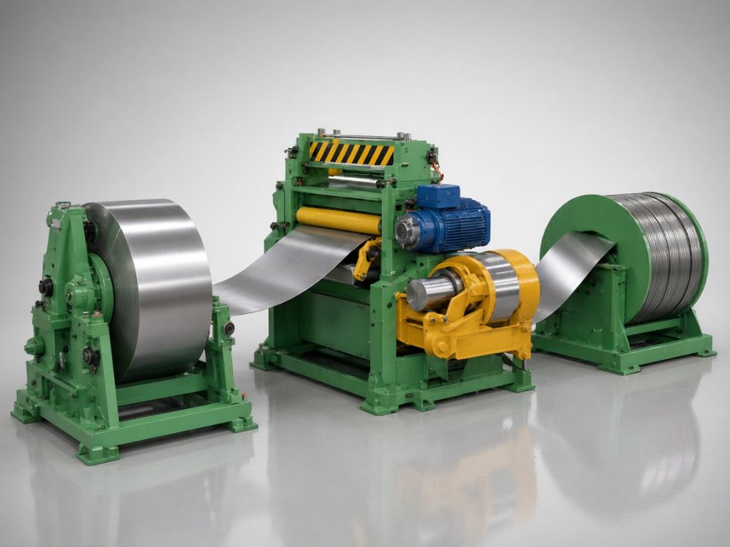 High-precision light-gauge slitting line